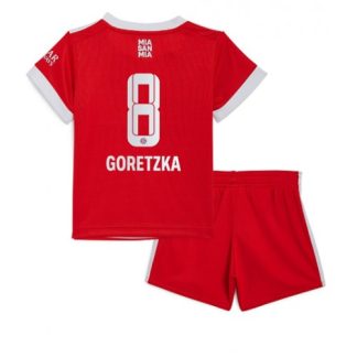 Otroški Nogometni dresi Bayern Munich Domači 2022-23 Kratek Rokav + Kratke hlače Leon Goretzka 8