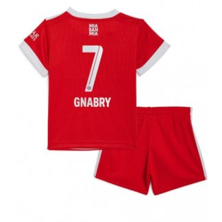 Otroški Nogometni dresi Bayern Munich Domači 2022-23 Kratek Rokav + Kratke hlače Serge Gnabry 7