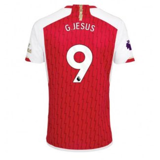 Moški Nogometni dresi Arsenal Domači 2023-24 Kratek Rokav Gabriel Jesus 9