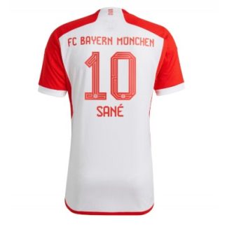 Moški Nogometni dresi Bayern Munich Domači 2023-24 Kratek Rokav Leroy Sane 10