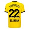 Moški Nogometni dresi Borussia Dortmund Domači 2023-24 Kratek Rokav Jude Bellingham 22