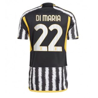 Moški Nogometni dresi Juventus Domači 2023-24 Kratek Rokav Angel Di Maria 22