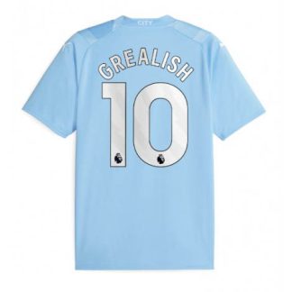 Moški Nogometni dresi Manchester City Domači 2023-24 Kratek Rokav Jack Grealish 10