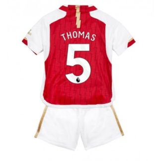 Otroški Nogometni dresi Arsenal Domači 2023-24 Kratek Rokav + Kratke hlače THOMAS Partey 5