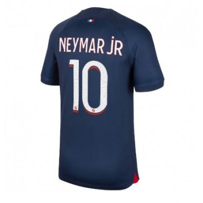 Poceni Moški Nogometni dresi Paris Saint-Germain PSG Domači 23-24 Kratek Rokav Neymar Jr 10