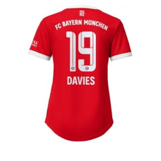 Ženski Nogometni dresi Bayern Munich Domači 2022-23 Kratek Rokav Alphonso Davies 19