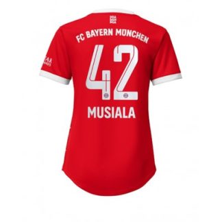 Ženski Nogometni dresi Bayern Munich Domači 2022-23 Kratek Rokav Jamal Musiala 42