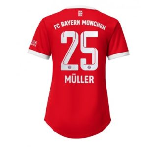 Ženski Nogometni dresi Bayern Munich Domači 2022-23 Kratek Rokav Thomas Muller 25