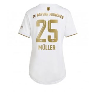Ženski Nogometni dresi Bayern Munich Gostujoči 2022-23 Kratek Rokav Thomas Muller 25