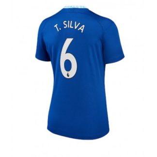 Ženski Nogometni dresi Chelsea Domači 2022-23 Kratek Rokav Thiago Silva 6