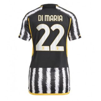 Ženski Nogometni dresi Juventus Domači 2023-24 Kratek Rokav Angel Di Maria 22