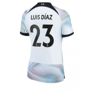 Ženski Nogometni dresi Liverpool Gostujoči 2022-23 Kratek Rokav Luis Diaz 23