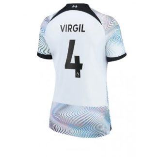 Ženski Nogometni dresi Liverpool Gostujoči 2022-23 Kratek Rokav Virgil van Dijk 4