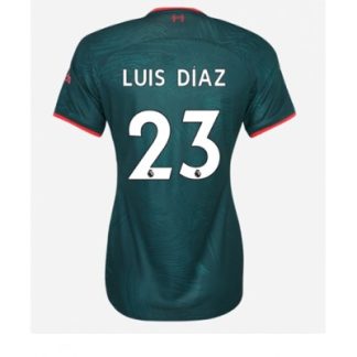 Ženski Nogometni dresi Liverpool Tretji 2022-23 Kratek Rokav Luis Diaz 23