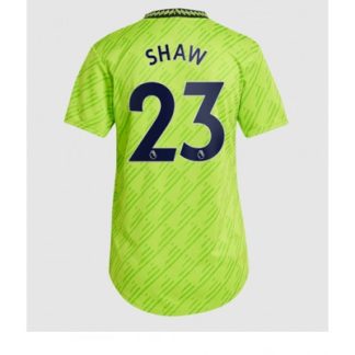 Ženski Nogometni dresi Manchester United 2022-23 Kratek Rokav Luke Shaw 23
