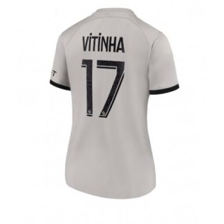 Ženski Nogometni dresi Paris Saint-Germain PSG Gostujoči 2022-23 Kratek Rokav Vitinha Ferreira 17