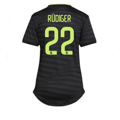 Ženski Nogometni dresi Real Madrid Tretji 2022-23 Kratek Rokav Antonio Rudiger 22