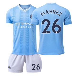 Moški Nogometni dresi kompleti Manchester City Domači 2023-24 MAHREZ 26