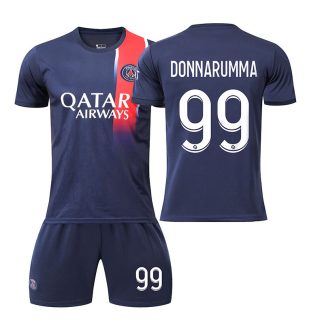 Moški Nogometni dresi Paris Saint-Germain PSG Domači 2023-24 Kratek Rokav + Kratke hlače DONNARUMMA 99