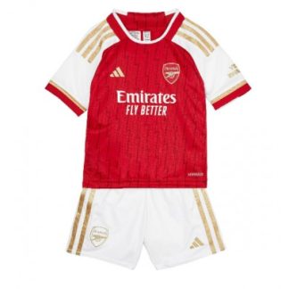 Otroški Nogometni dresi Arsenal Domači 2023-24 Kratek Rokav + Kratke hlače