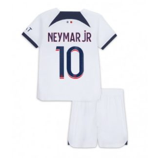 Otroški Nogometni dresi kompleti Paris Saint-Germain PSG Gostujoči 2023-24 Neymar Jr 10