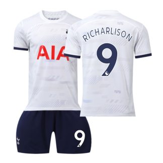 Otroški Nogometni dresi Tottenham Hotspur Domači 2023-24 Kratek Rokav + Kratke hlače RICHARLISON 9