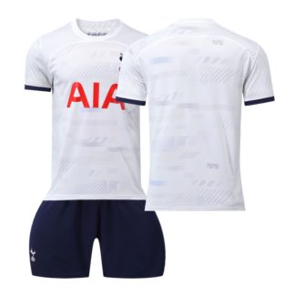 Otroški Nogometni dresi Tottenham Hotspur Domači 2023-24 Kratek Rokav + Kratke hlače z lastnim imenom