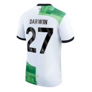 Darwin Nunez #27 Moški Nogometni dresi Liverpool Gostujoči 2023 2024 z lastnim imenom