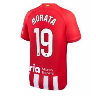 Moški Nogometna dresi Atletico Madrid Domači 2023-24 Kratek rokav Alvaro Morata 19