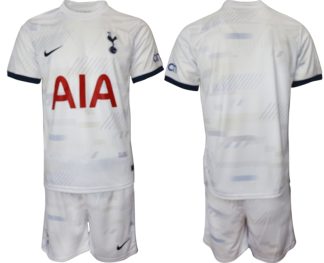 Moški Nogometni dresi Tottenham Hotspur Domači 2023-24 Kratek Rokav + Kratke hlače