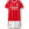 Otroški Nogometni dresi Benfica Domači 2023-24 Kratek rokav + hlače