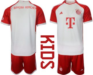 Otroški Nogometni dresi za otroke Bayern Munich Domači 2023 2024