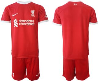 Poceni Moški Nogometni dresi kompleti Liverpool Domači 2023 2024 prodaja