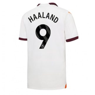 Erling Haaland #9 Moški Nogometni dresi Manchester City Gostujoči 2023 2024 Kratek Rokav