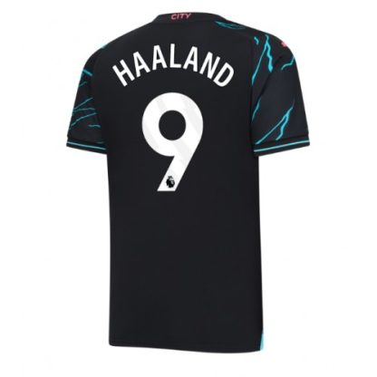 Erling Haaland #9 Moški Nogometni dresi Manchester City Tretji 2023 2024 Kratek Rokav