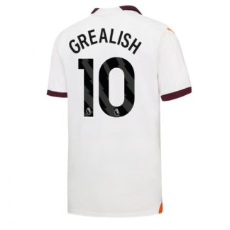 Jack Grealish #10 Moški Nogometni dresi Manchester City Gostujoči 2023 2024 Kratek Rokav