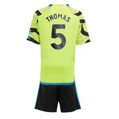 Otroški Nogometni dresi kompleti za otroke Arsenal Gostujoči 2023-2024 Thomas Partey 5