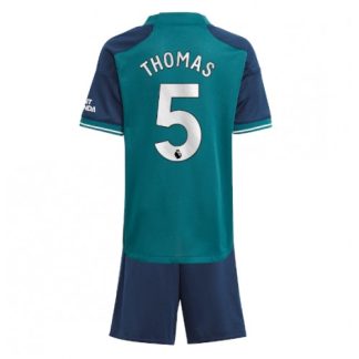 Otroški Nogometni dresi kompleti za otroke Arsenal Tretji 2023-2024 Thomas Partey 5