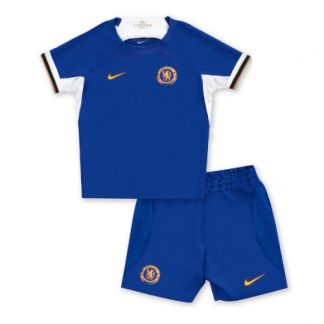 Otroški Nogometni dresi kompleti za otroke Chelsea Domači 2023-2024 dresi za nogomet
