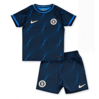 Otroški Nogometni dresi kompleti za otroke Chelsea Gostujoči 2023-2024 dres prodaja