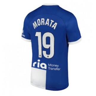 Poceni Moški Nogometni dresi Atletico Madrid Gostujoči 2023-2024 Kratek rokav Alvaro Morata 19