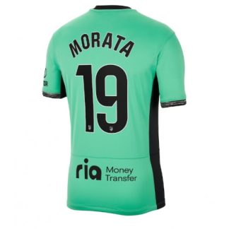 Moški Nogometni dresi Atletico Madrid Tretji 2023-24 Kratek Rokav tisk Alvaro Morata 19