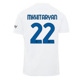 Moški Nogometni dresi Inter Milan Gostujoči 2023-24 tisk Henrikh Mkhitaryan 22
