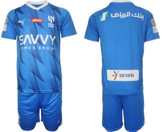 Moški Nogometni dresi kompleti Al-Hilal Domači 2023-24 z lastnim tiskom