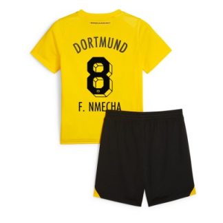 Najcenejši Otroški Nogometni dresi kompleti Borussia Dortmund Domači 2023-24 Felix Nmecha 8