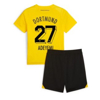 Najcenejši Otroški Nogometni dresi kompleti Borussia Dortmund Domači 2023-24 Karim Adeyemi 27