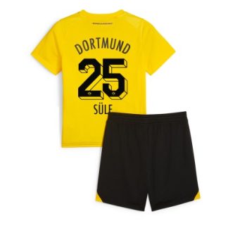 Najcenejši Otroški Nogometni dresi kompleti Borussia Dortmund Domači 2023-24 Niklas Sule 25