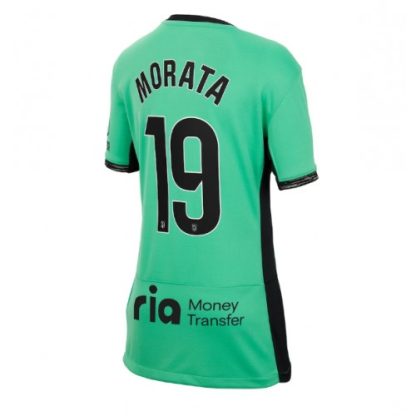 Novo Ženski Nogometni dresi Atletico Madrid Tretji 2023-24 Kratek rokav Alvaro Morata 19