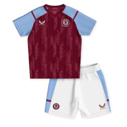 Otroški Nogometni dresi kompleti Aston Villa Domači 2023-24 prodaja z imenom