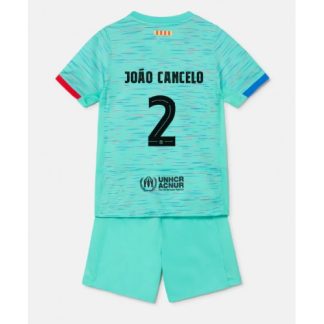 Otroški Nogometni dresi kompleti za otroke Barcelona Tretji 2023-24 Joao Cancelo 2